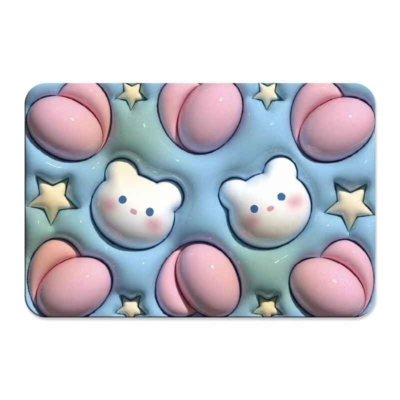 Non-Slip Cartoon Colorful Fun Quick Water Absorbent Mat - Image 7