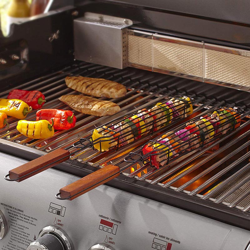 Easy Kebab Maker Stainless Steel Cylinder Tool - Image 1