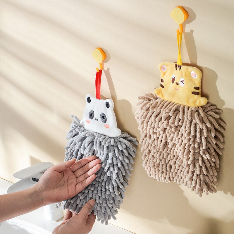 Quick Water Absorber Bear Plush Hand Towel - Image 5