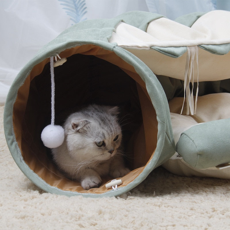 Pet Crawl Foldable Bed Tunnel Toy House - Image 6