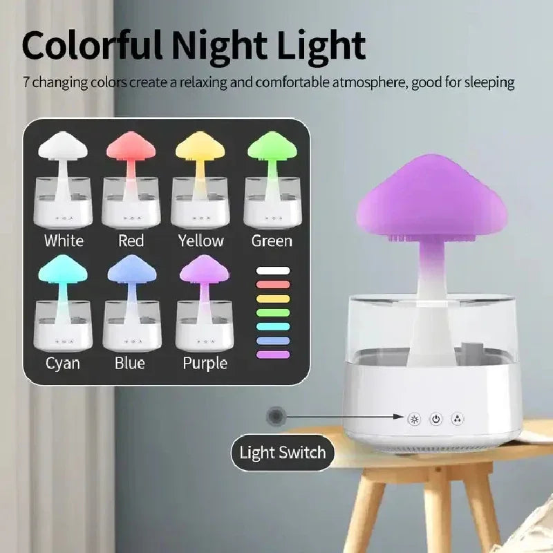 Cloud Rain Forest Aromatherapy Humidifier Lamp - Image 3