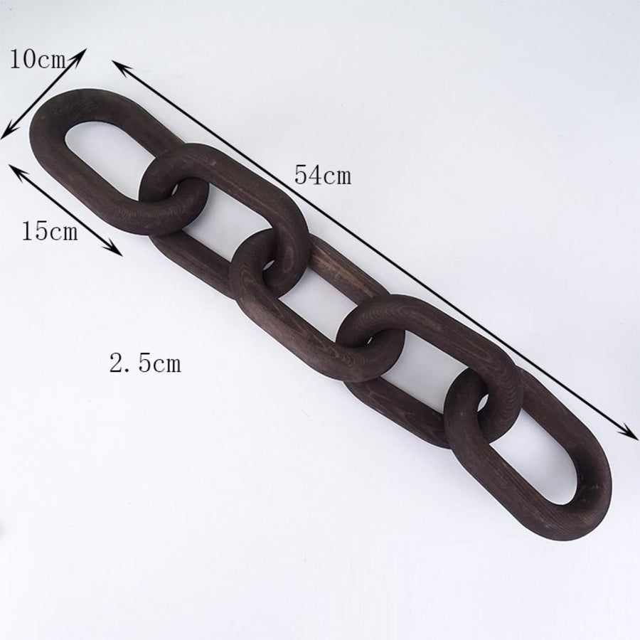 Modern Wooden Chain Link Decor - Image 13