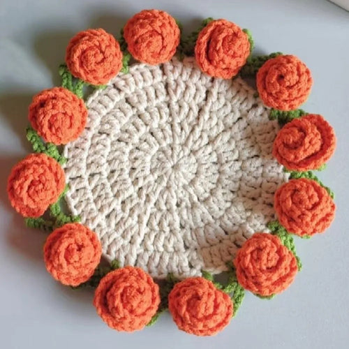 Handcrafted Convertible Yarn Rose Bouquet - Image 0