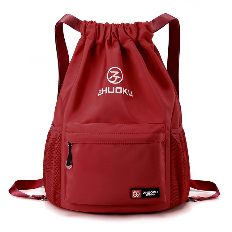 Ultra Soft Drawstring Foldable Backpack - Image 6