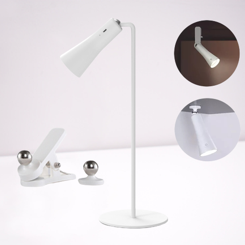 Shiny Orbit Rechargeable Rotating Desk Lamp - Image 0