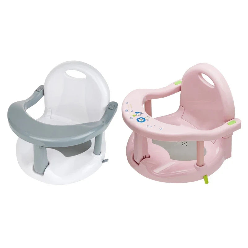 Baby Essential Foldable Non-Slip Bathing Chair - Image 1