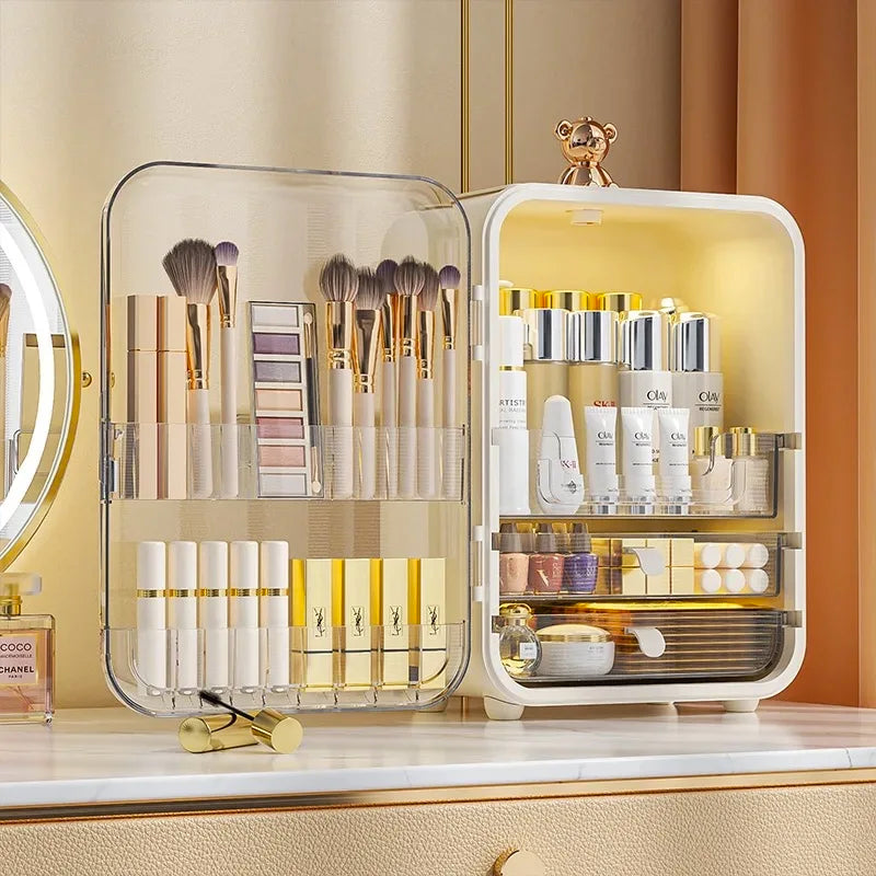 Anti-Dust Large LED Cosmetic Storage Box - Image 2