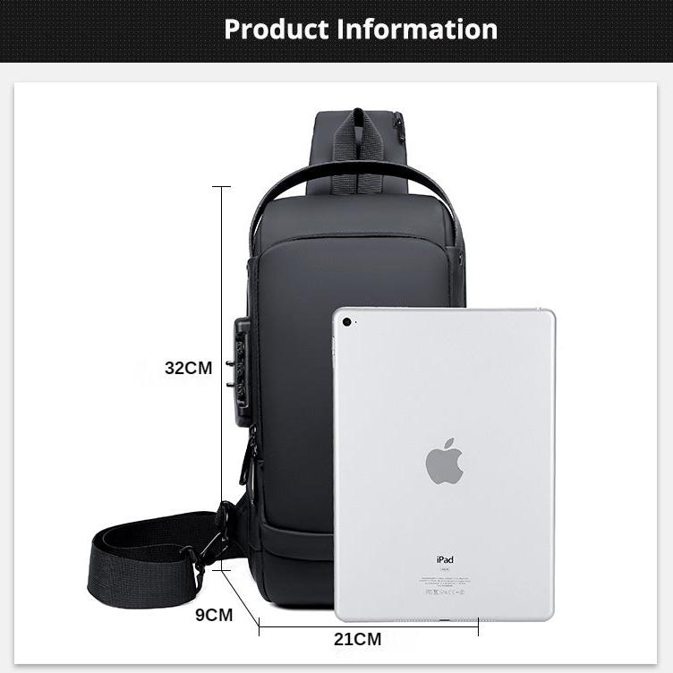 Crossbody Leather Anti-Theft Waterproof Bag - Image 6