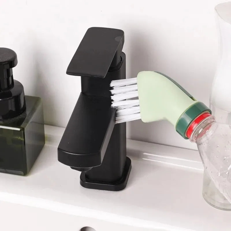 Multifunctional Bottle Cap Dead Angle Cleaning Brush - Image 2