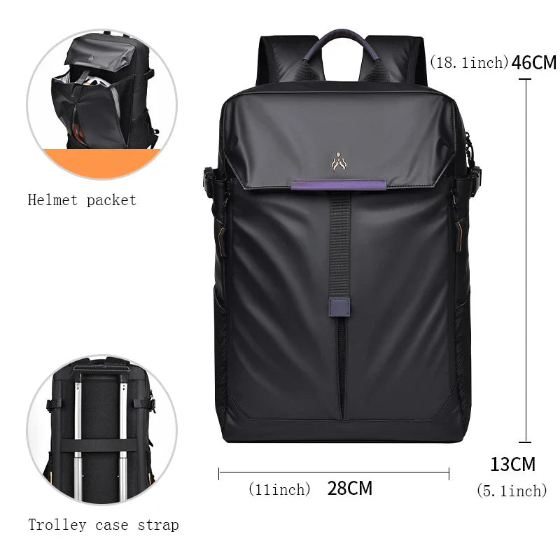 Multi-Compartment Urban Life Travel Backpack - Image 10