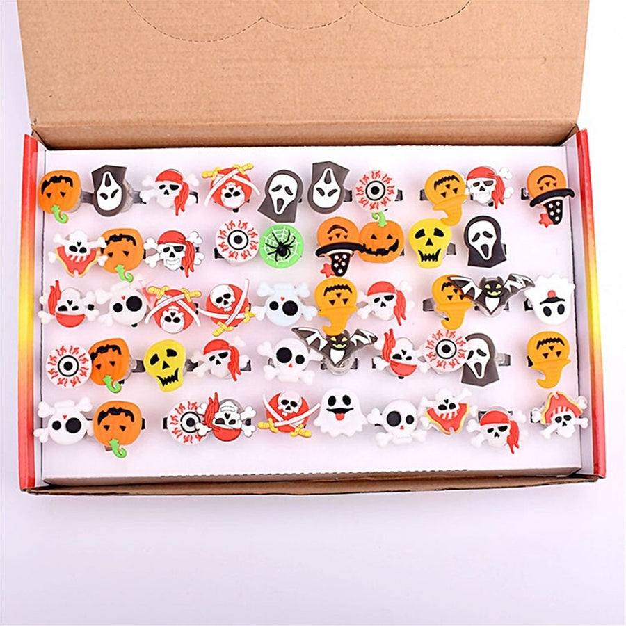 Glowing Ghost Skull Rings - Image 5