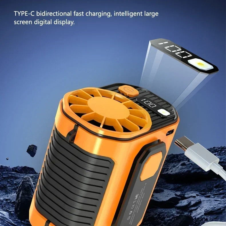 Wearable Clip-On Cooling Mini Powerful Fan - Image 1
