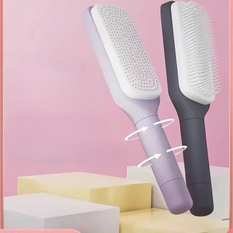 Frizz-Free Clean Massage Retractable Air Cushion Comb - Image 1