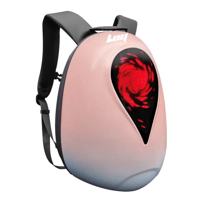 LED Smart Screen Fun Motorcycle Backpack - Image 4