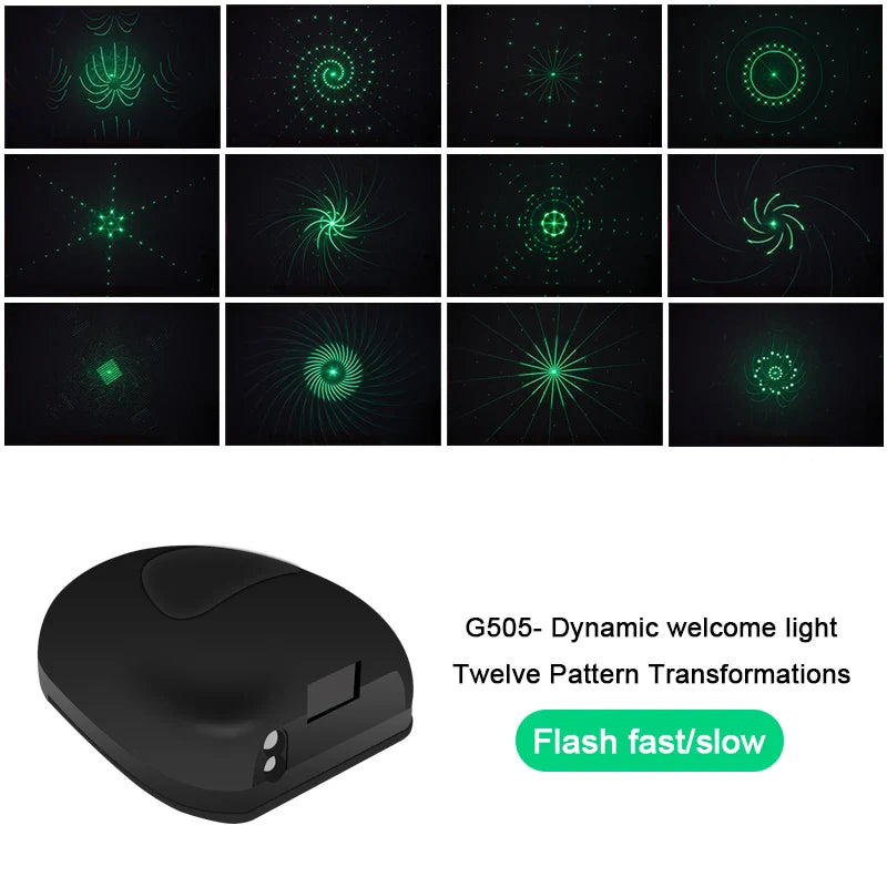 Rechargeable Dynamic LED Car Door Welcome Light - Image 5