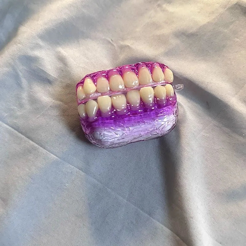 All Smiles Funny Teeth AirPods Cover Case