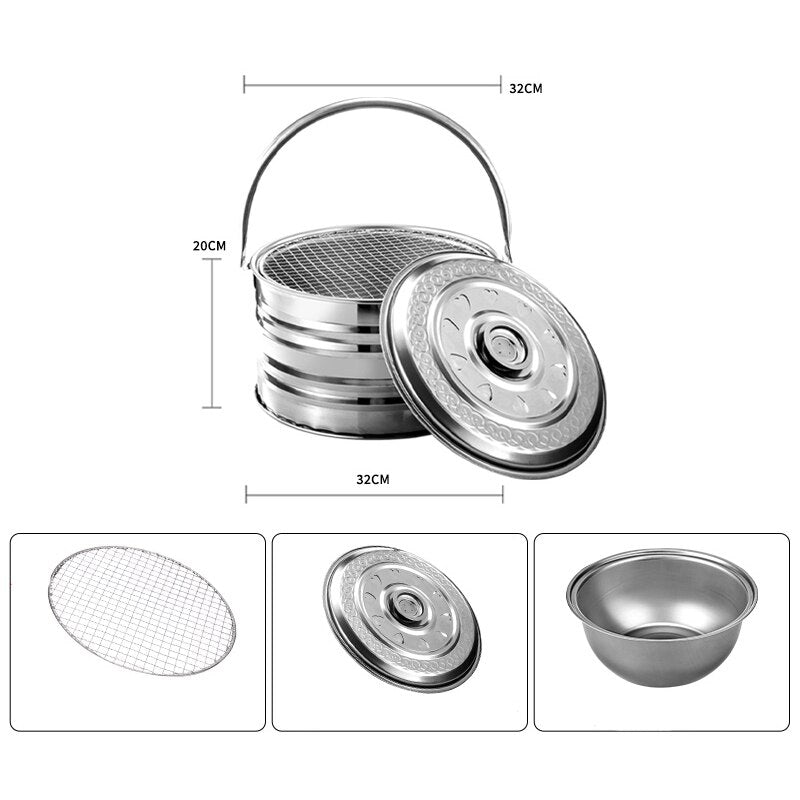 Hiking Time Barbecue Heating Pot - Image 4