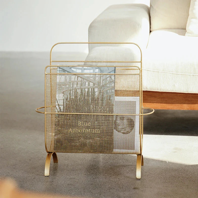 Nordic Minimalist Metal Bookshelf - Image 0
