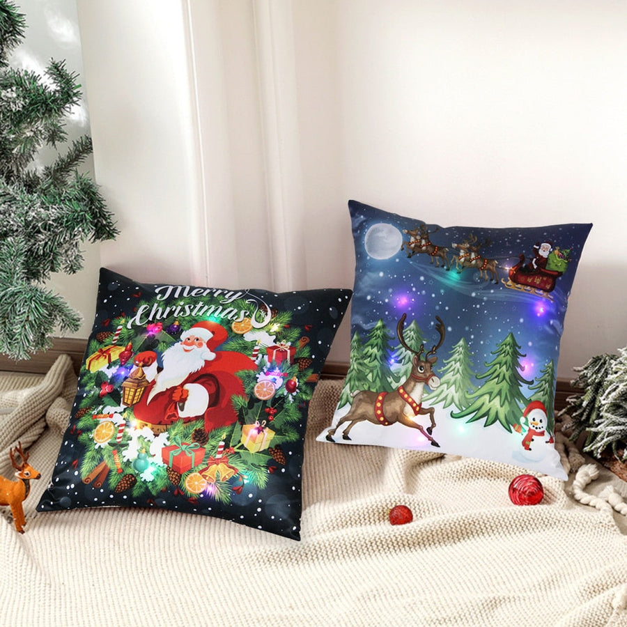 Christmas Series LED Pillow Case - Image 31
