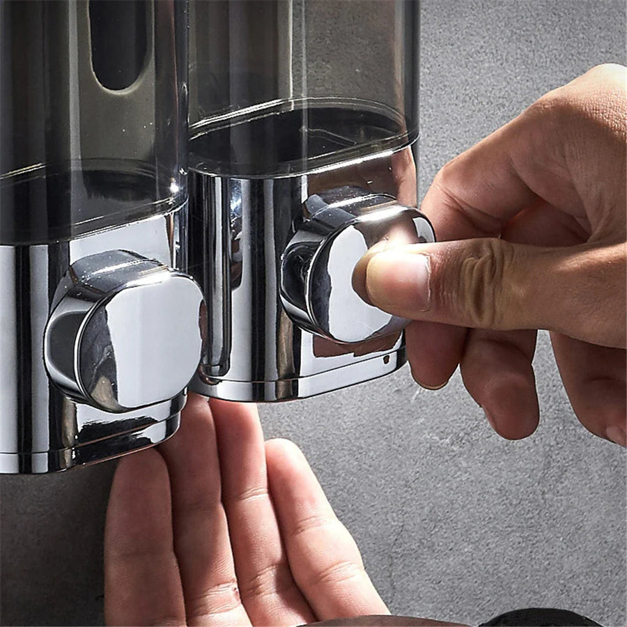 Transparent Vintage Wall-Mounted Liquid Dispenser - Image 3