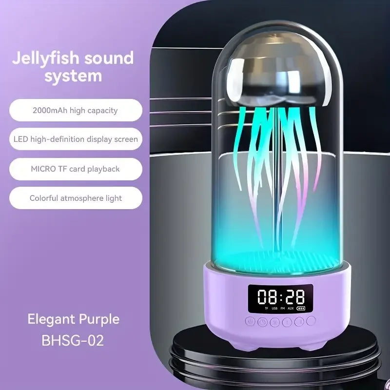 Jellyfish Portable Powerful Colorful Speaker Night Lamp - Image 7