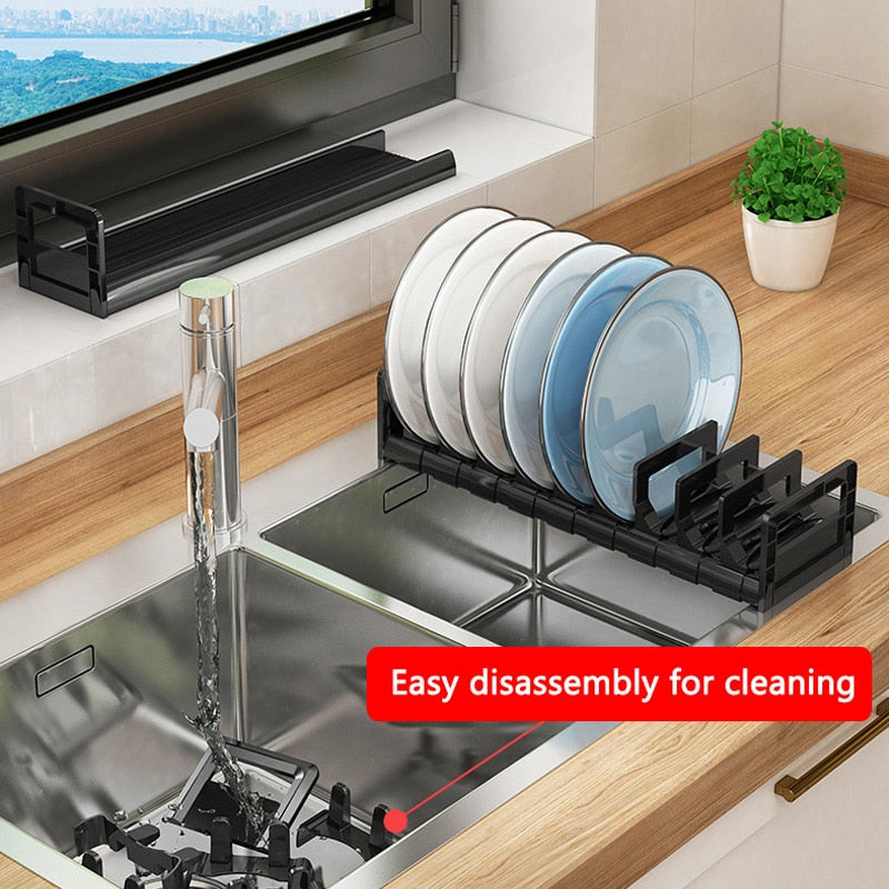 Adjustable Easy Dish Drying Rack - Image 4