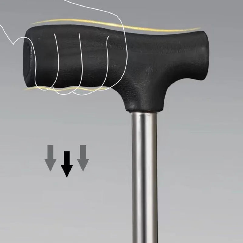 Travel Lift Ultra-Light Foldable Walking Support Stick - Image 4