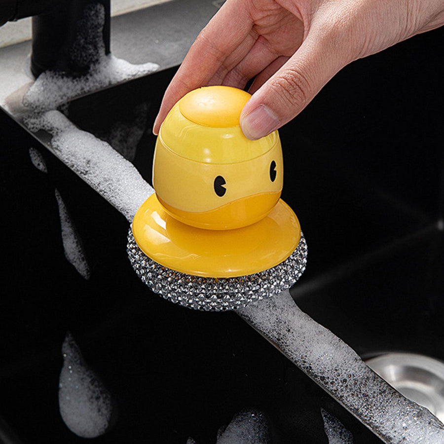 Duck Shape Dishwashing Scrubber - Image 4