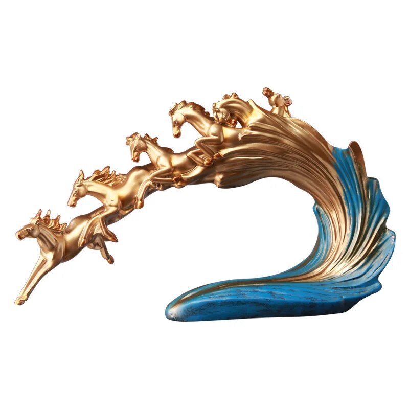 Nordic Luxury Galloping Horse Home Decoration - Image 8