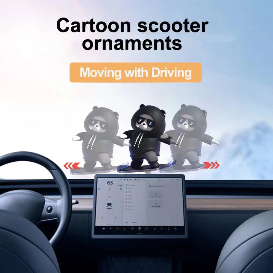 Skate Lover Bear Car Decor - Image 7