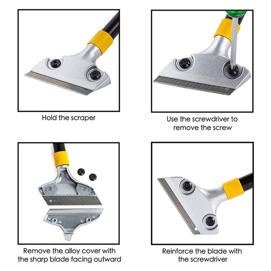 Genius Wall Floor Cleaning Scraper Tool - Image 5