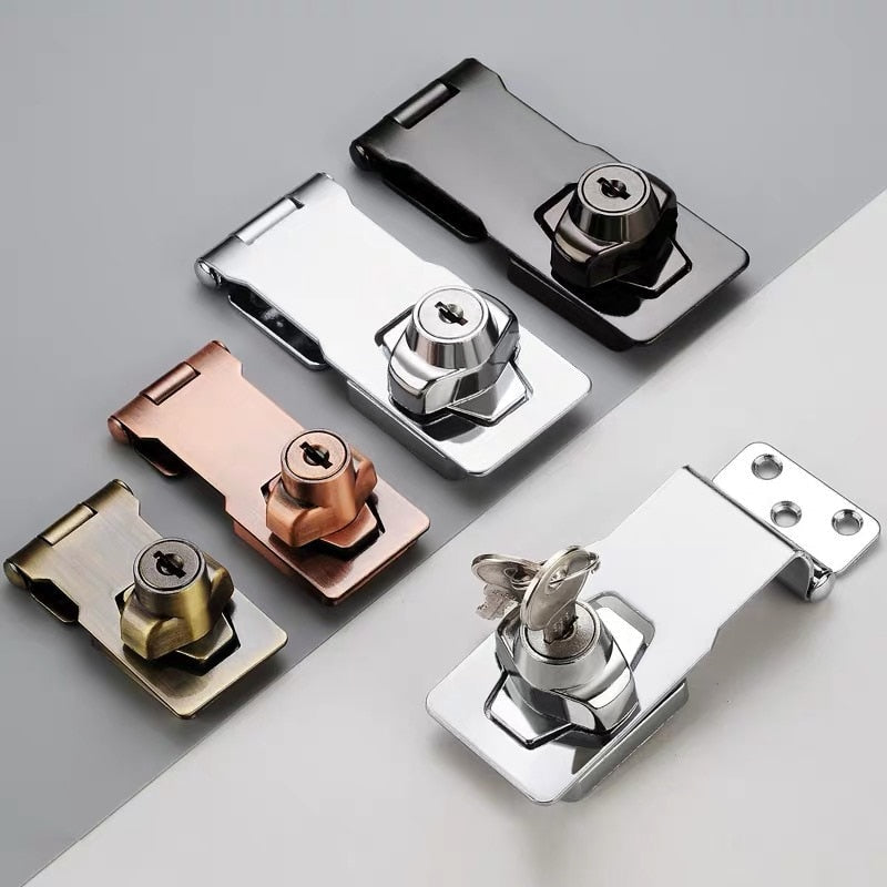 Cabinet Secure Stainless Steel Heavy Duty Drawer Lock - Image 3