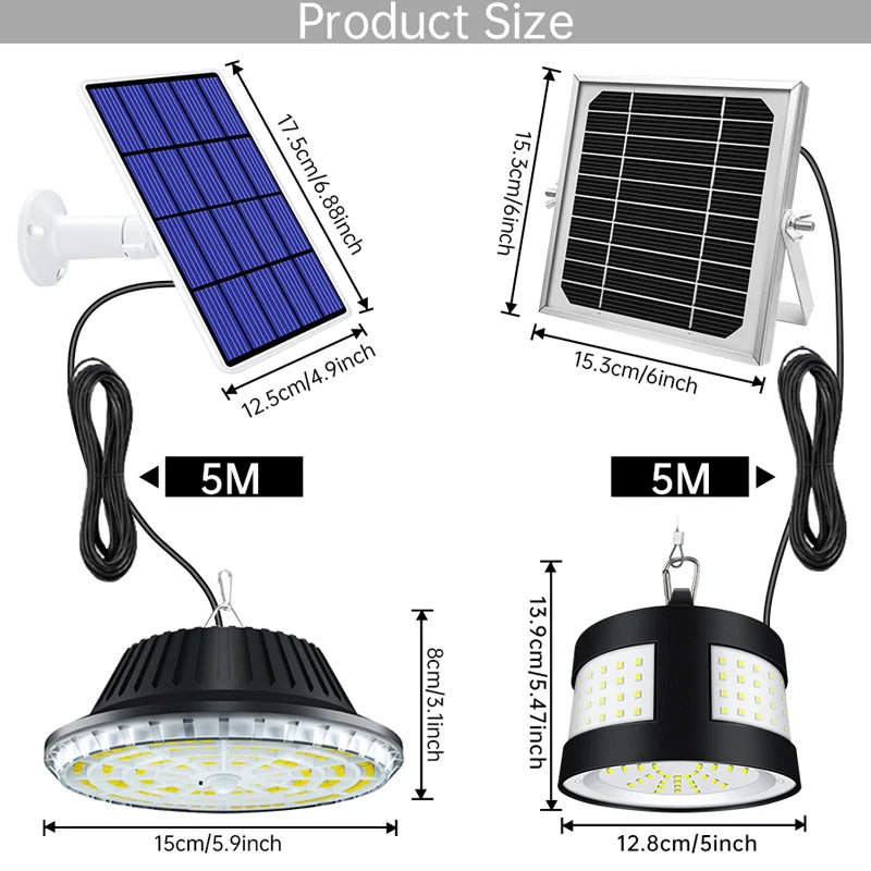 Eco Solar Panel Outdoor Waterproof Light System - Image 7