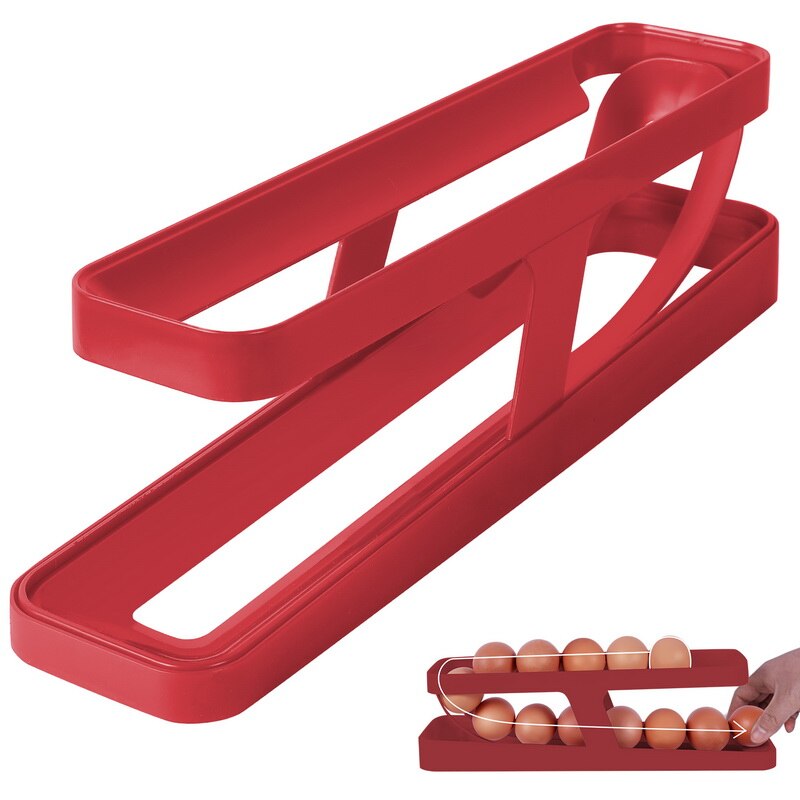 Automatic Egg Rolling Holder Organizer Rack - Image 8