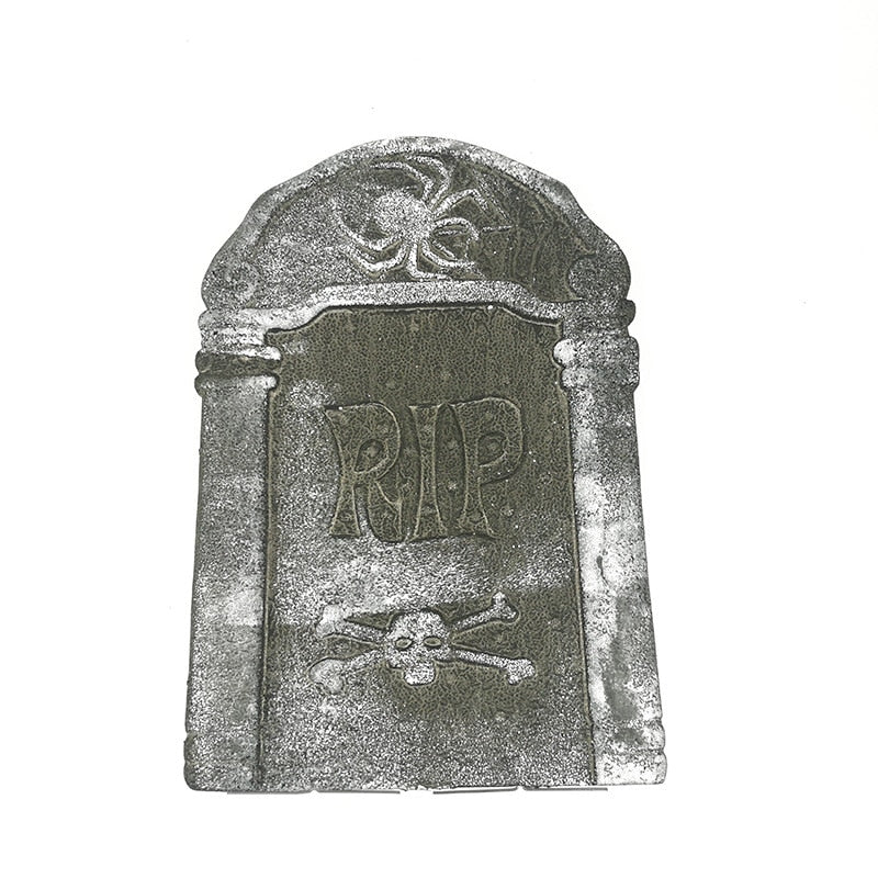 Foam Skeleton Halloween Tombstone - Image 7