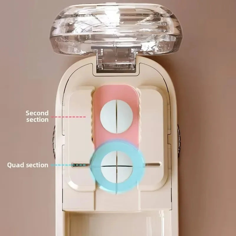Pocket Size Dustproof Pill Cutter Organizer - Image 1