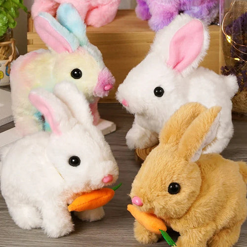 Carrot Munching Interactive Bunny Plush Toy - Image 0