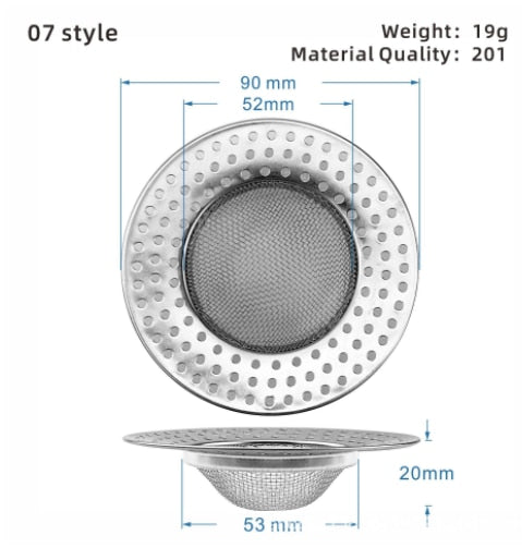 Stainless Steel Sink Drain Catch All Strainer - Image 6