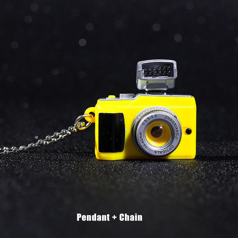 Vintage Camera Shaped Flashlight Necklace - Image 7