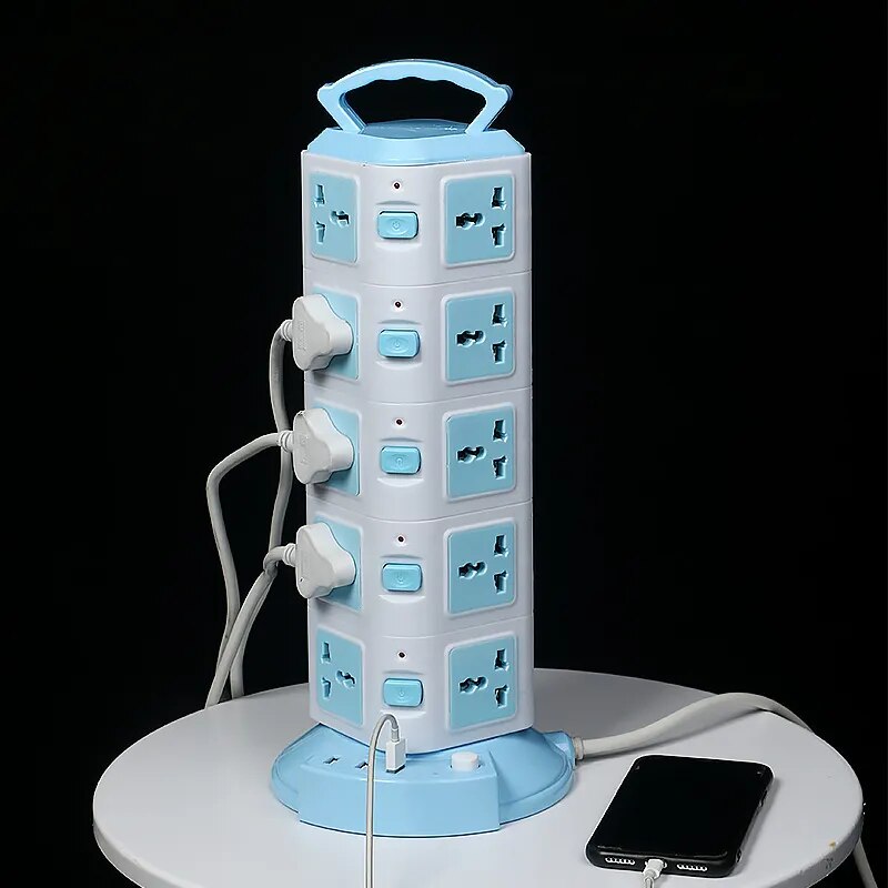 Tower Design Surge Protector Vertical Power Strip - Image 6