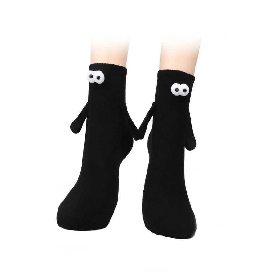 Magnetic Cute Attraction Holding Hands Couples Socks - Image 7
