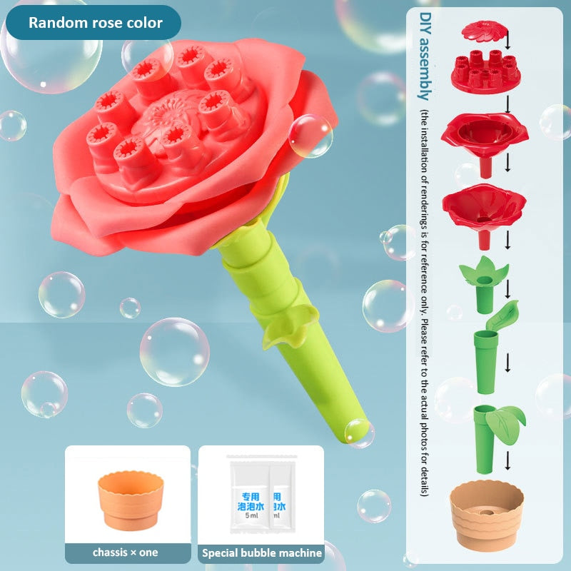 Flower Bubble Maker Toy - Image 4