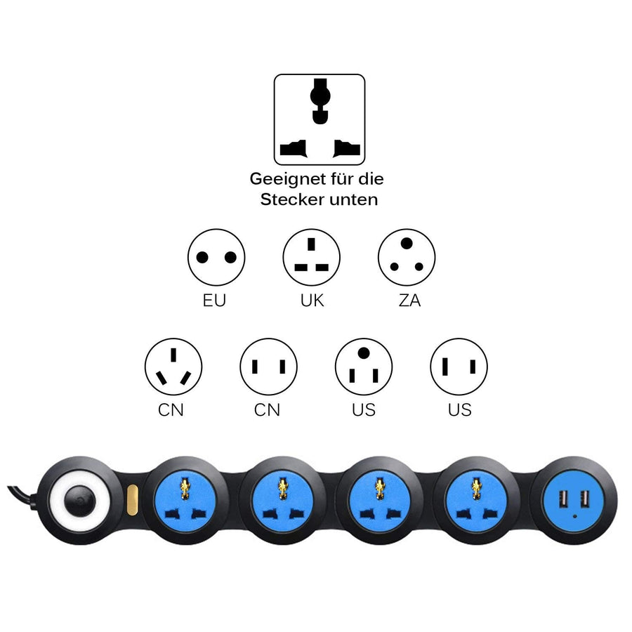 Foldable Multiple Power Extension Cable Outlets - Image 4