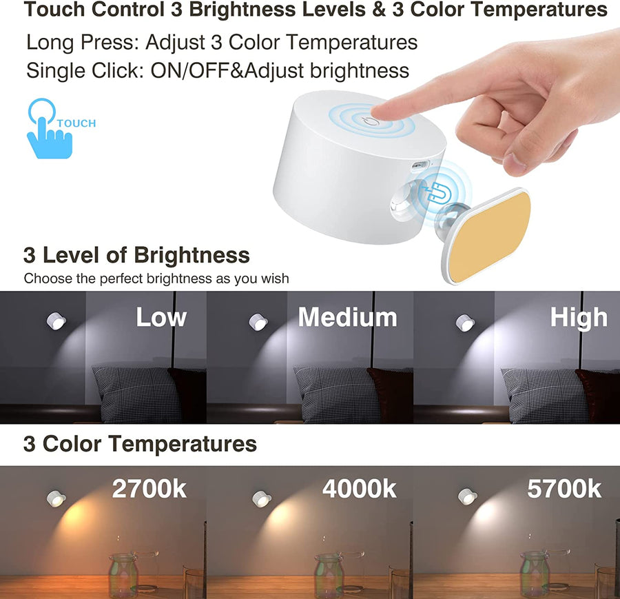 Eco Glow Rechargeable Wall Lamp - Image 11