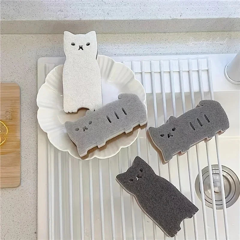 Mini Cat Multi-Purpose Cleaning Sponge - Image 4