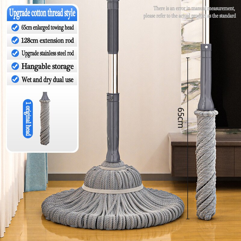 Multi Lazy Clean Self-Wring Mop - Image 4