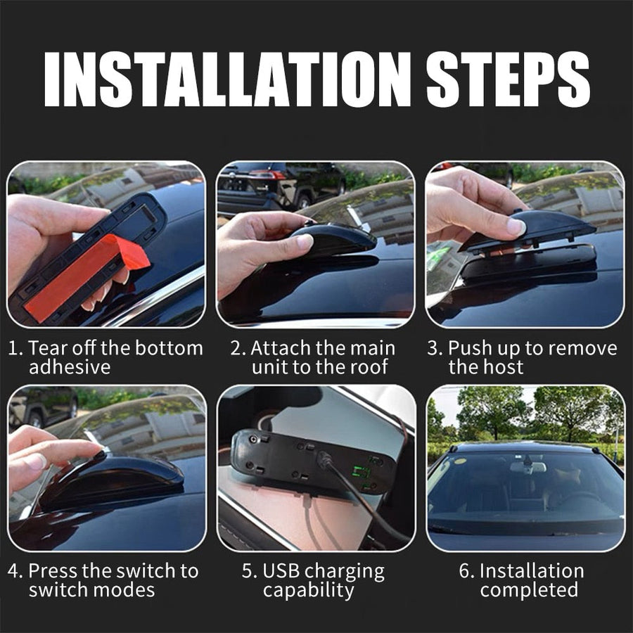 Road Laser Remote Control Car Alert Lighting System - Image 3