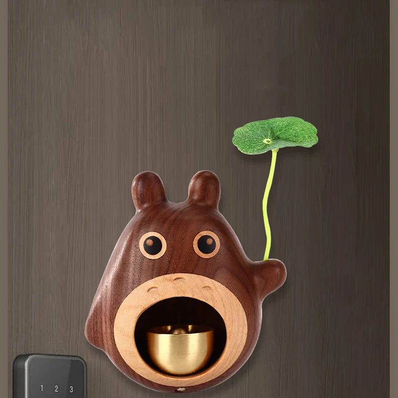Wooden Penguin Cute Doorbell - Image 1