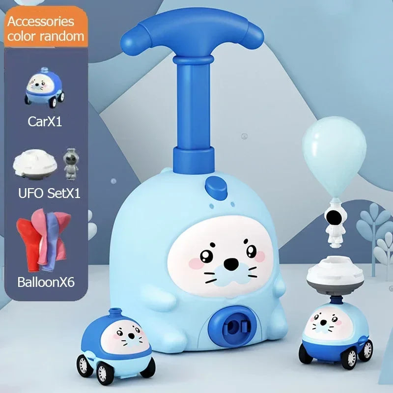Cute Animal Design Air-Powered Balloon Launcher - Image 6
