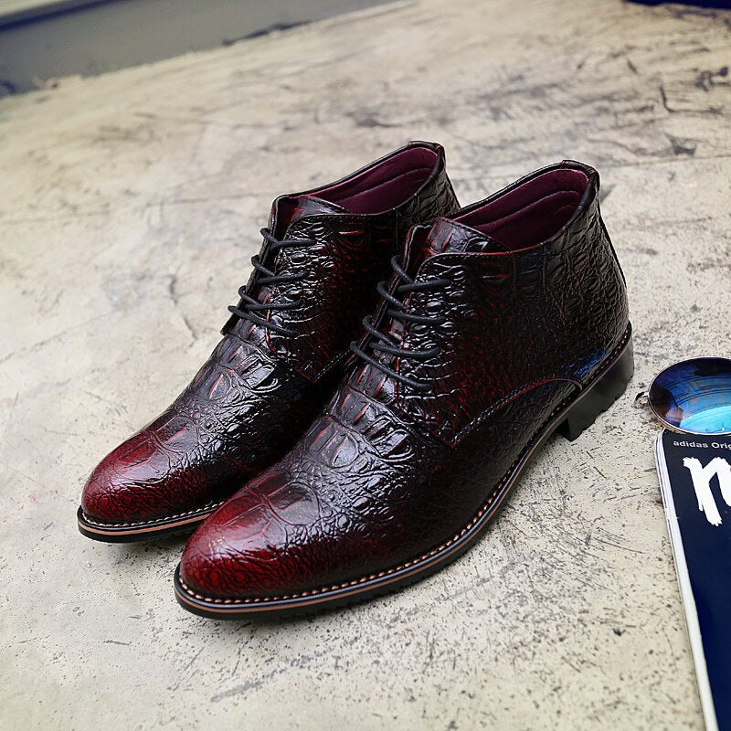 Leather Warm Thick Men Winter Boots - Image 3